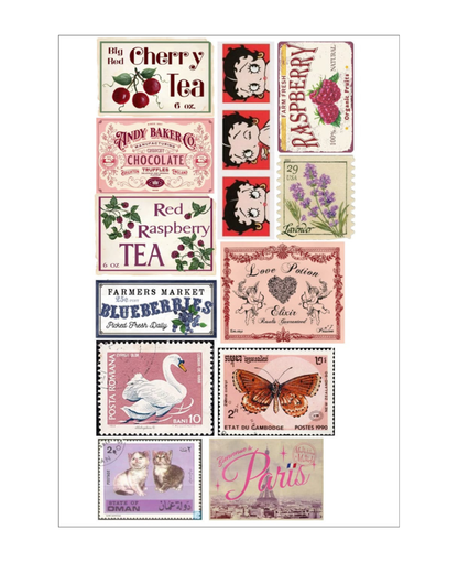 Pink Dreams Themed Sticker Sheets