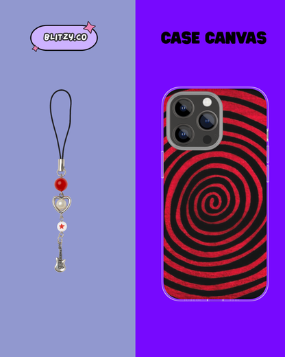 Rockstar Rebel Themed Phone Case & Charm