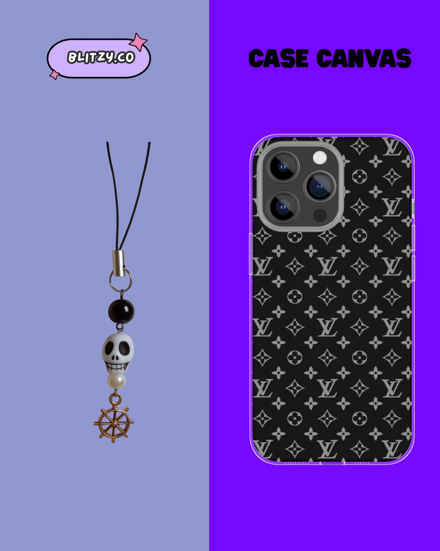 Shatter-me inspired Phone Case & charm
