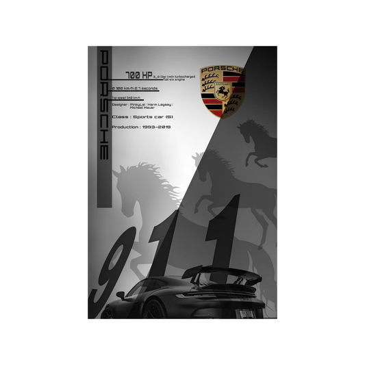 Porsche Themed Car Posters