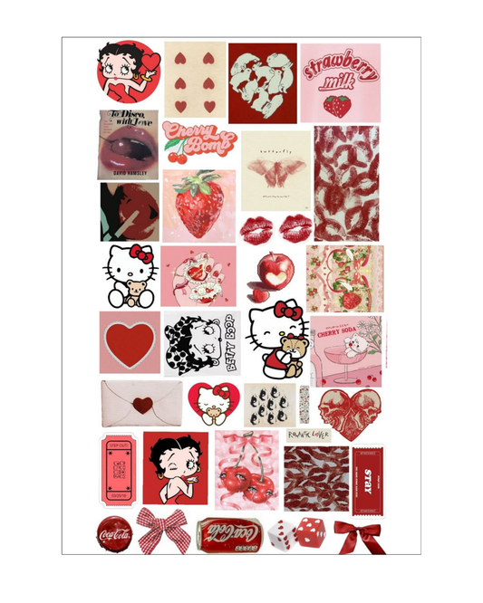 Cozy Girly Stickers