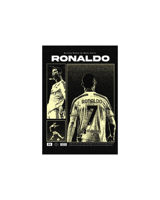 Cristiano Ronaldo Themed Posters