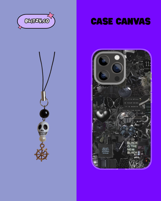 Shatter-me inspired Phone Case & charm
