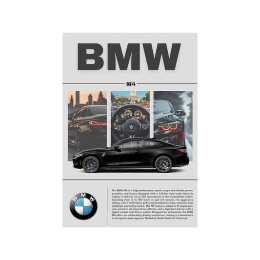 Bmw Themed Car Posters - Vol II
