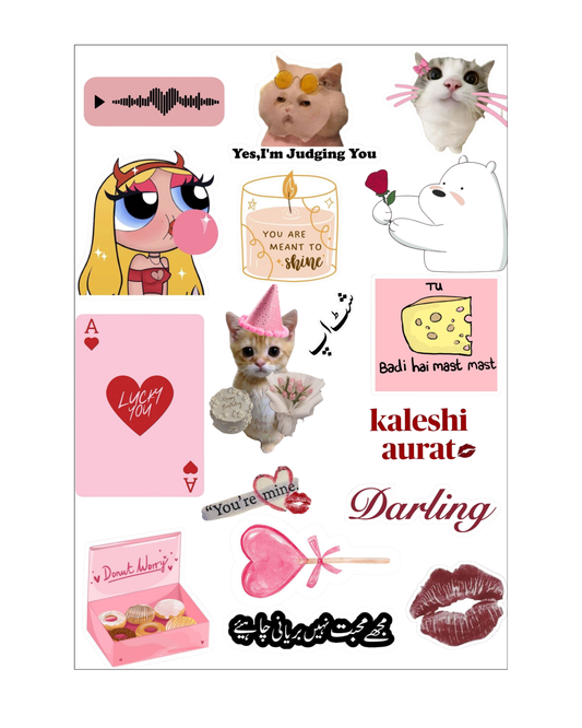 Sarcastic Memes Sticker Sheets