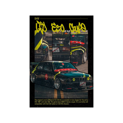 BMW Themed Car Posters - Vol I